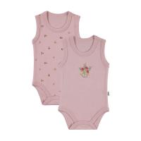 Civil Baby Kız Bebek 2'li Çıtçıtlı Badi 1-18 Ay Pudra