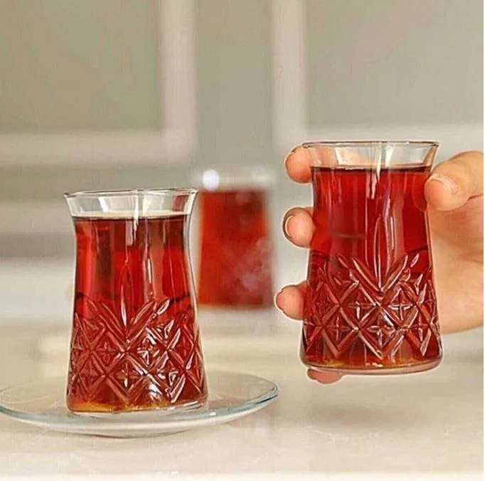 Paşabahçe 12 Parça Timeless Heybeli Model Çay Seti