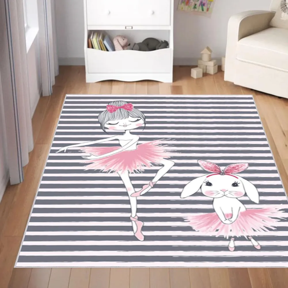 Rovigo Home Dijital Baskı Yıkanabilir Kaymaz Taban Çocuk Halısı RVG4077-HP653
