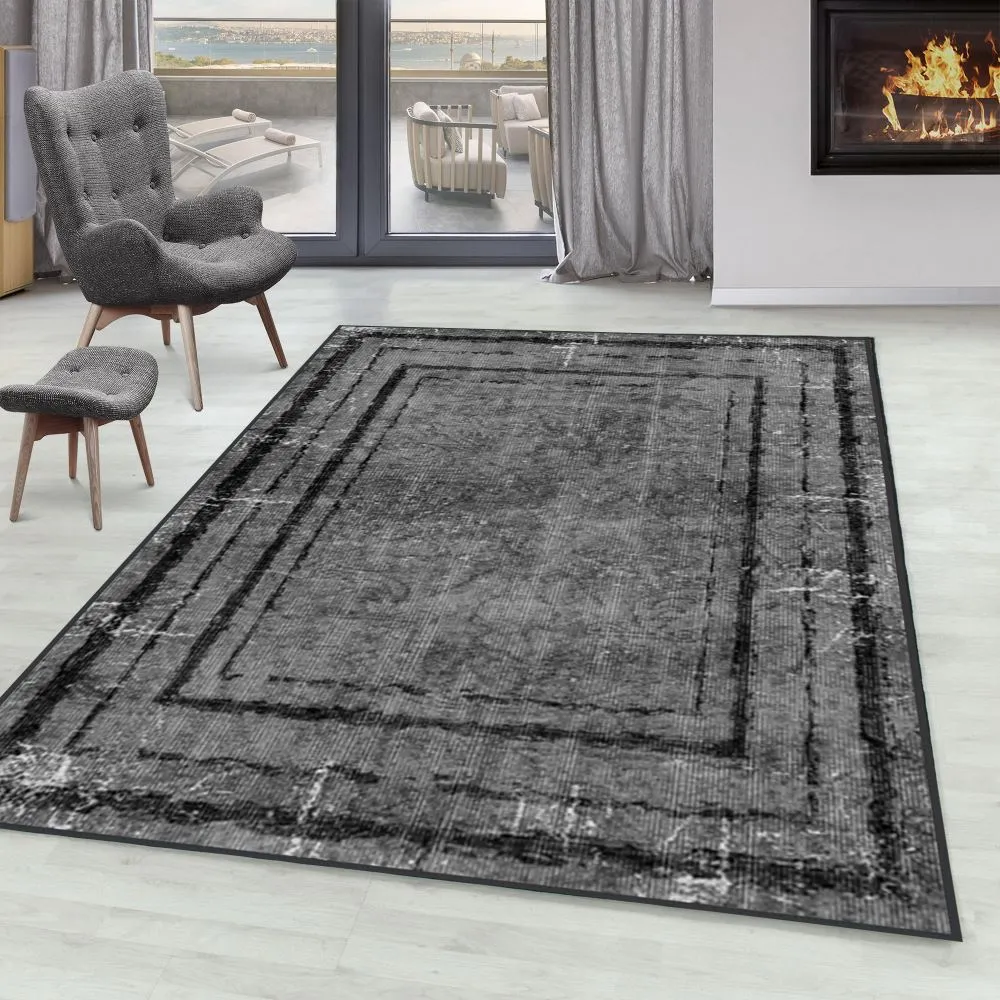 Rovigo Home Dijital Baskı Yıkanabilir Kaymaz Taban Salon Halısı RVG0333