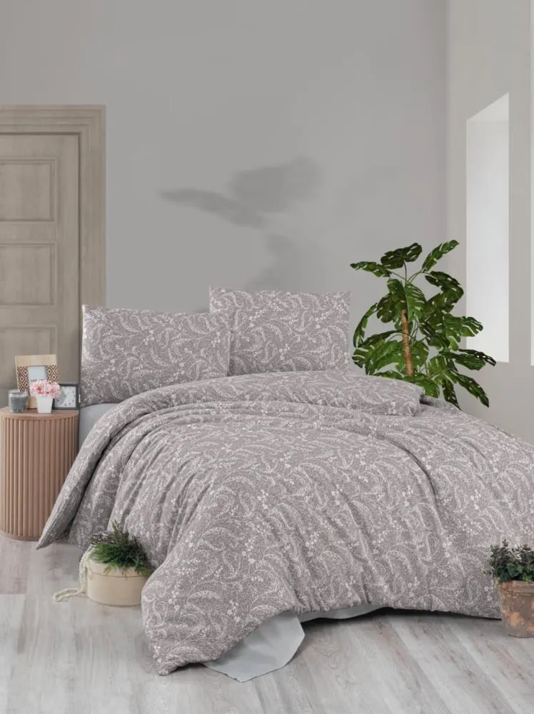Mulberry Çift Kişilik Poly Cotton Nevresim Takımı Krem 2485