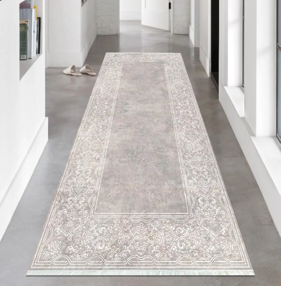 Milano Halı Dot Kaymaz Halı Yolluk HT-372 Bej