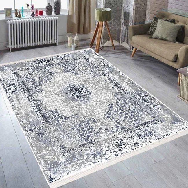 Seven Home Dekoratif Kaymaz Bambu Halı Lüx 49