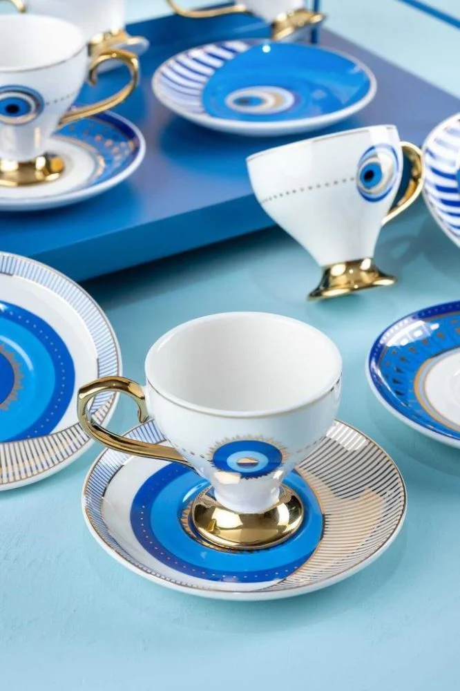 Goldfinch 6 Kişilik Kahve Fincanı Takımı - 90 ml