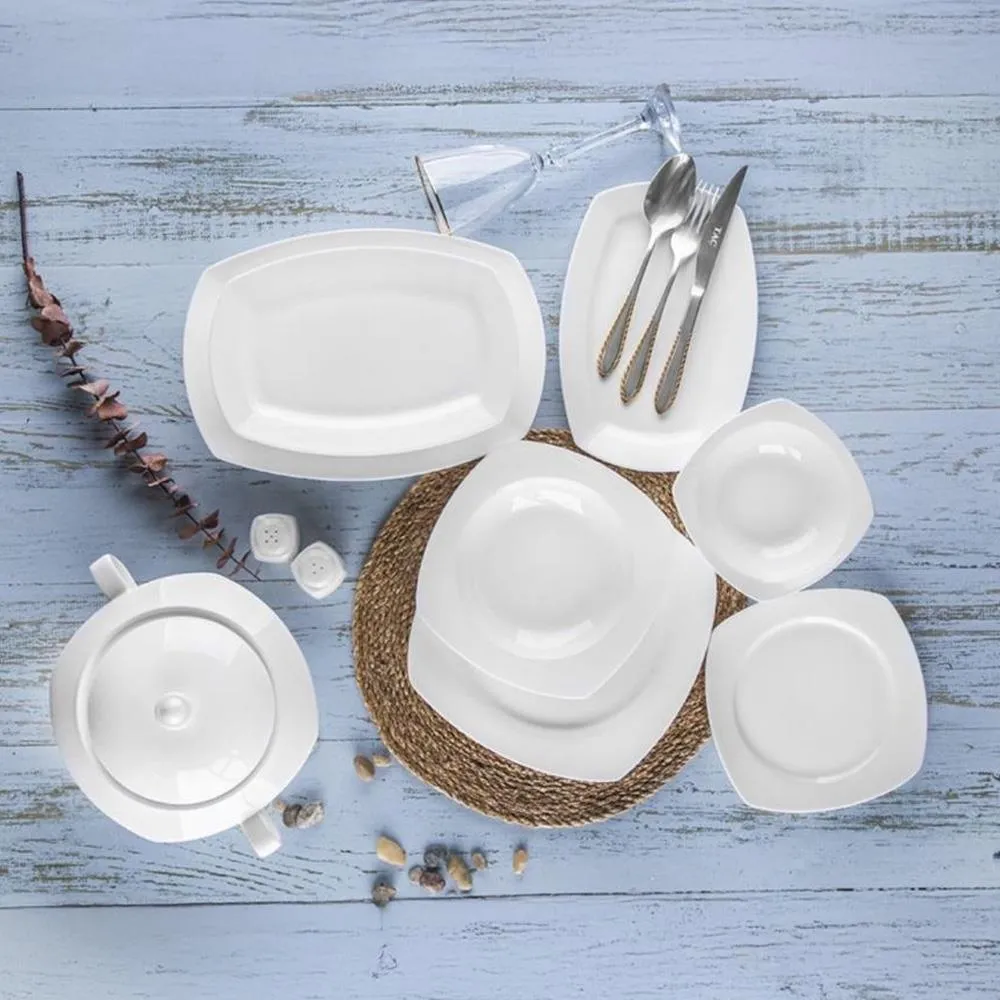 Taç Minima 55 Parça 12 Kişilik Yemek Takımı