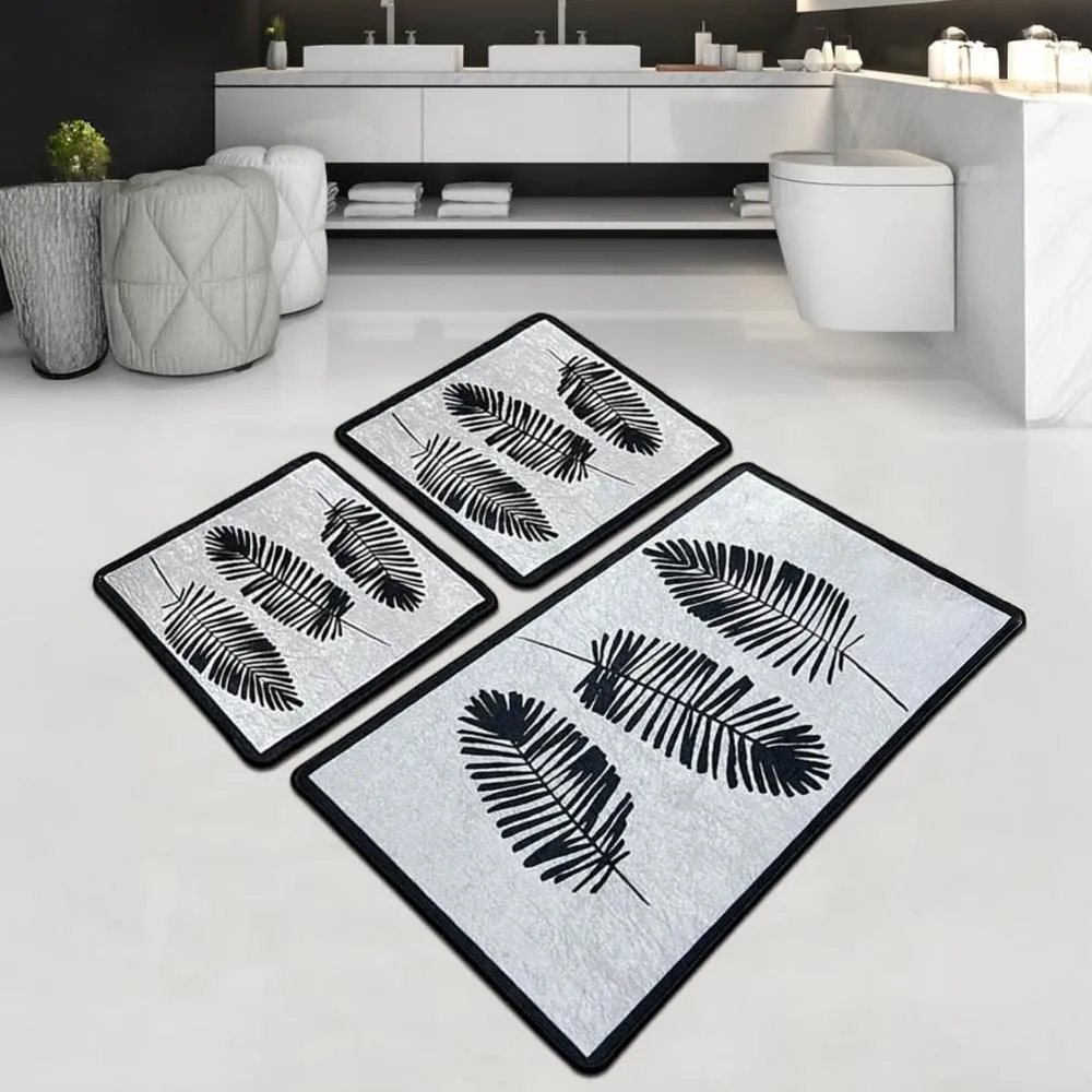 Chilai Home Hoja Banyo Paspası Djt 3 Lü Set