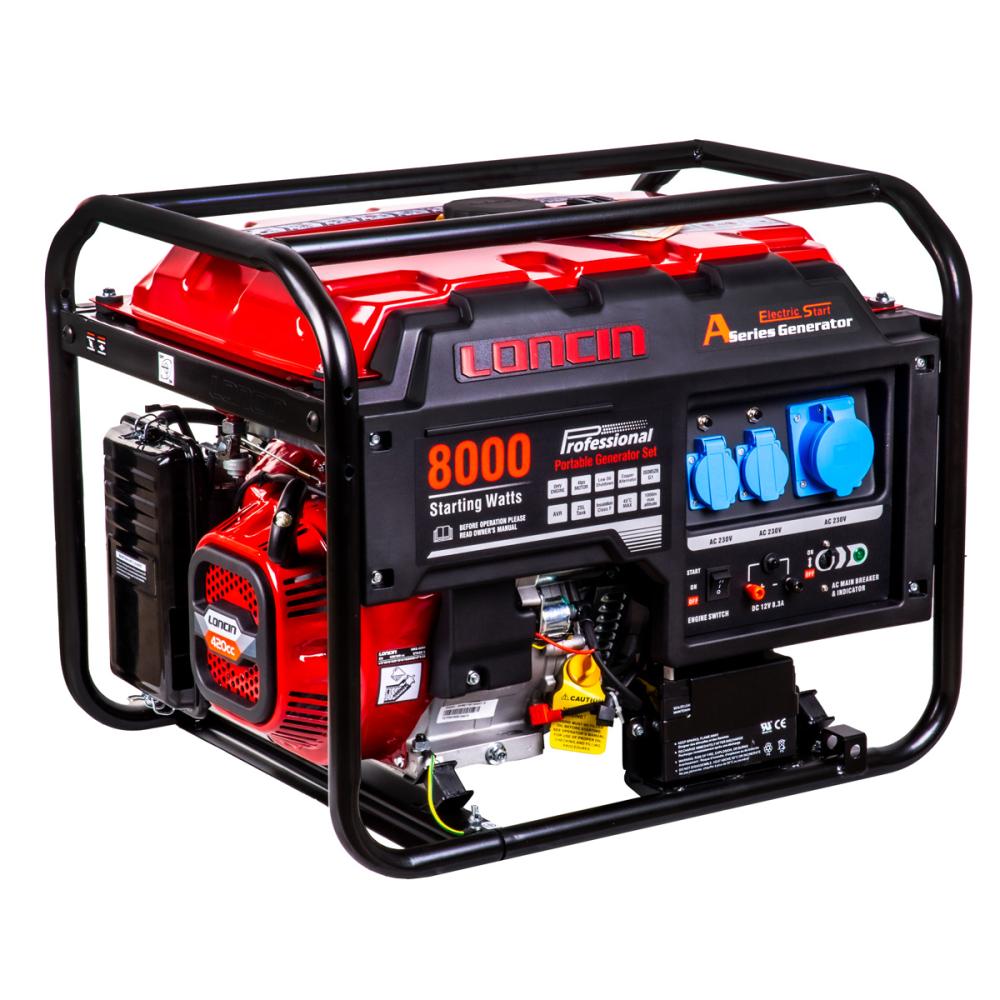 Loncın LC8000D-A Eur5 Jeneratör 6,5 kW Marşlı