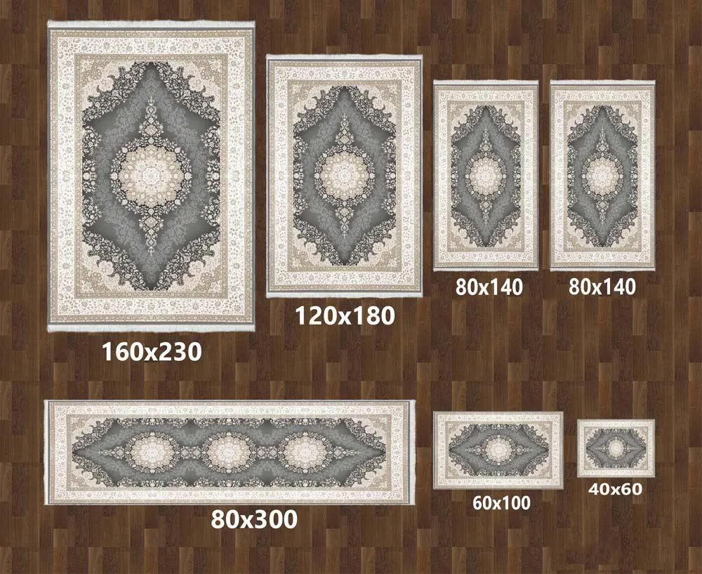 Halı m&y Life Dot Tabanlı 7 Parça Halı Seti CK-5176