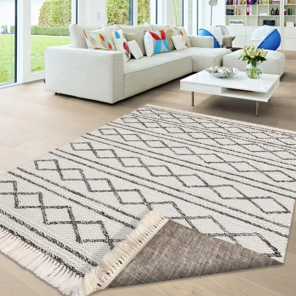 Milano Halı Kaymaz Tabanlı Modern Yıkanabilir HY-1040
