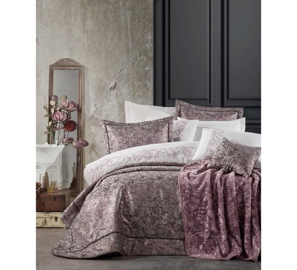 Cotton Box Platinium Çeyiz Seti Destina - Pudra