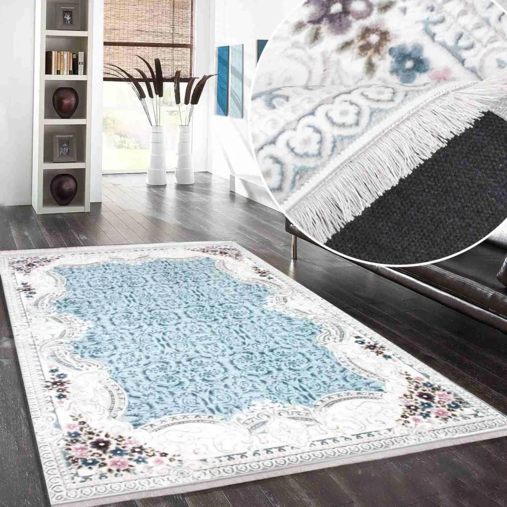Seven Home Dekoratif Kaymaz Bambu Halı 57- D121